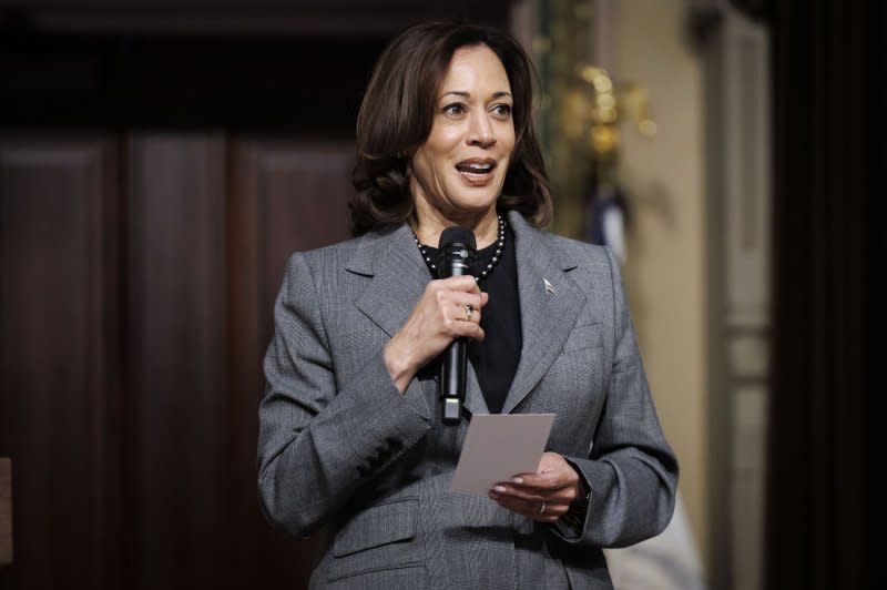 Vice President Kamala Harris told the Munich Security Conference Friday that the Biden administration is committed to continued global engagement with allies amid multiple world security threats. She said that makes America strong and keeps Americans safe. File Photo by Ting Shen/UPI