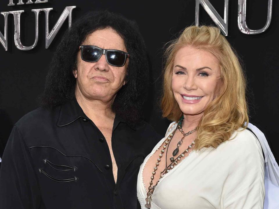 Axelle/Bauer-Griffin/FilmMagic Gene Simmons and Shannon Tweed attend the premiere of Warner Bros. Pictures