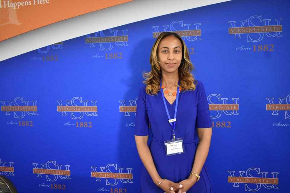 Executive Director Tara Dickerson is spearheading Virginia State University's new Public Health Institute. Her mission includes running all facets of the institute's initiatives like community outreach, student development, research, policy innovation and public health funding.