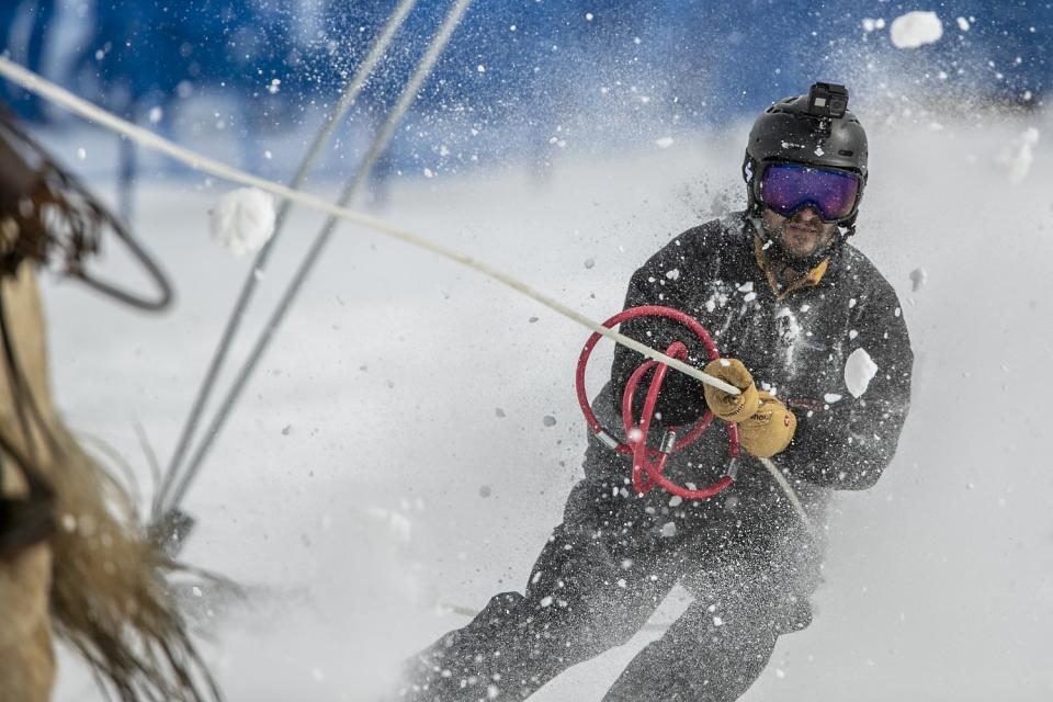 skijoring Utah