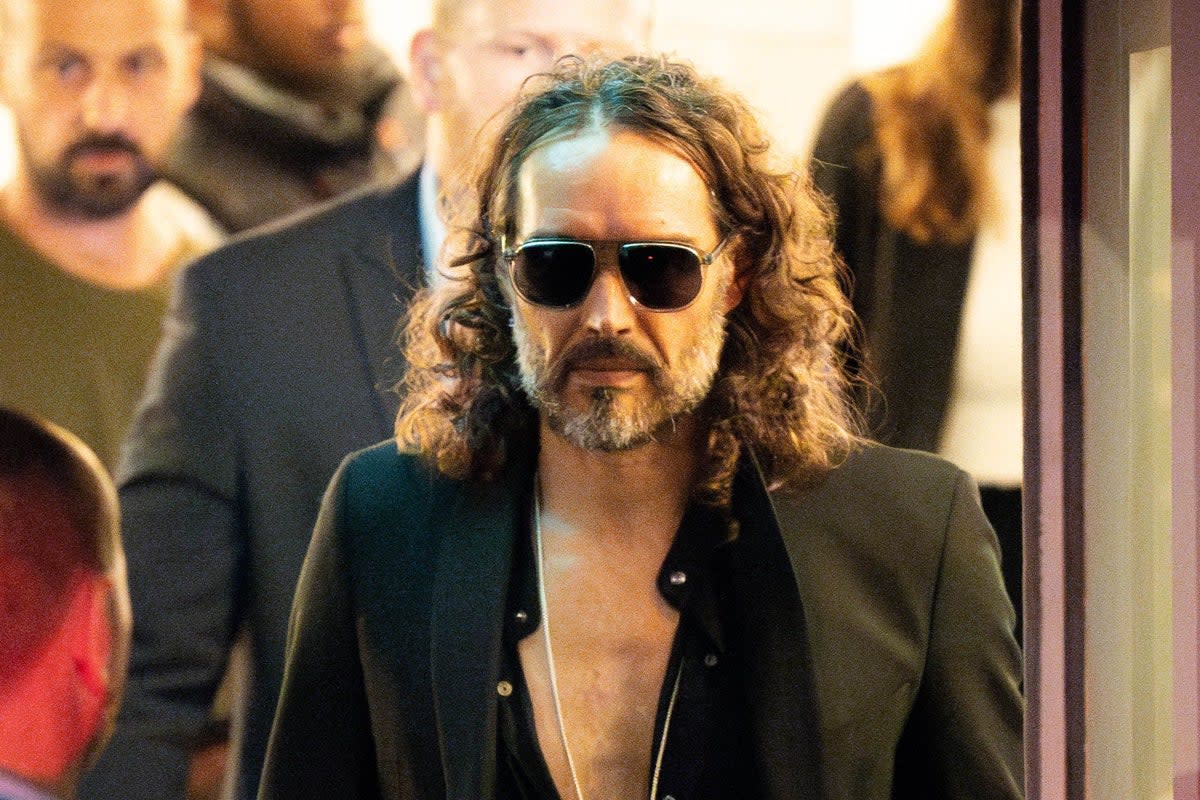 Within minutes of the Russell Brand allegations being made public, people swept in to criticise everyone who was aware of the rumours around him and ‘did nothing’  (PA Wire)