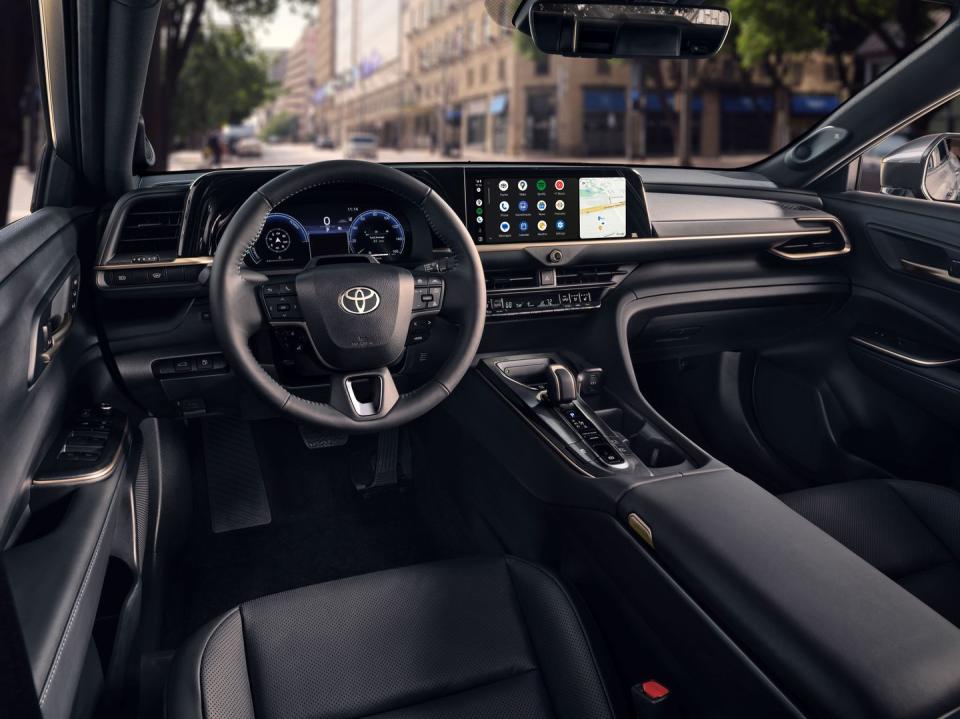 interior photos of the 2024 toyota crown