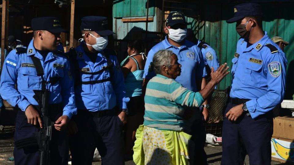 Policia en Honduras