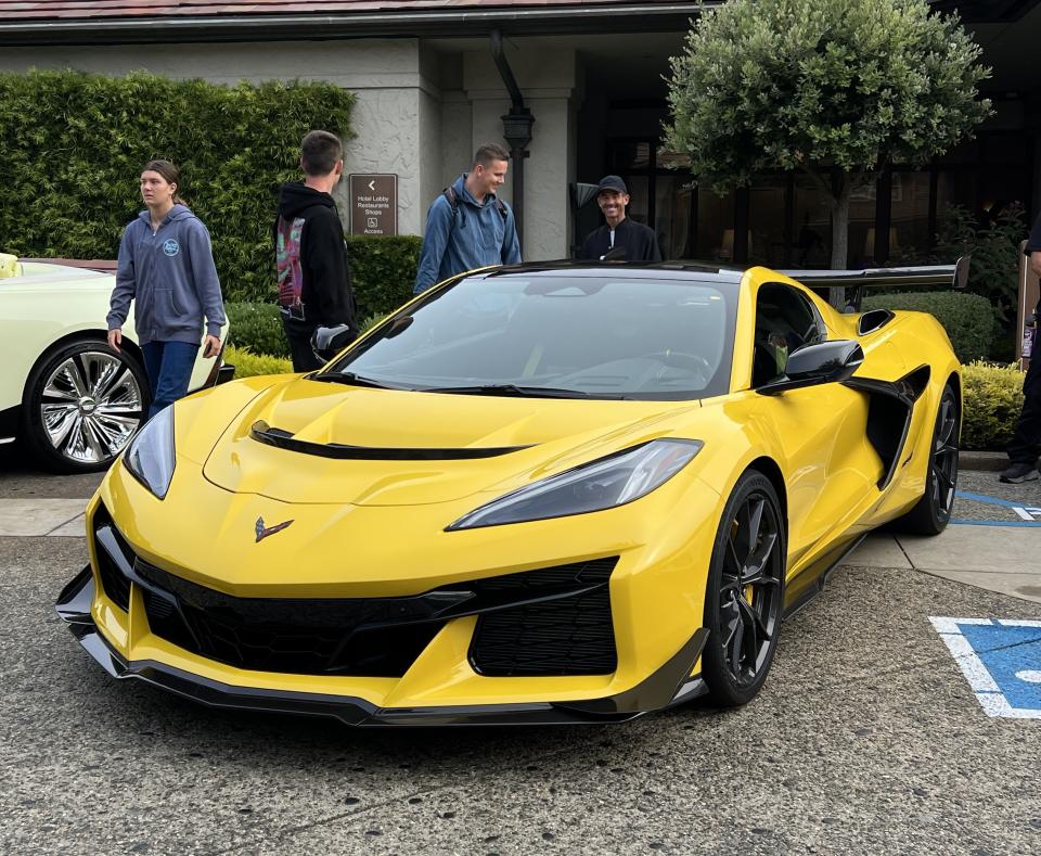 The all-new Corvette ZR1 at the Inn at Spanish Bay in Pebble Beach, CA (credit: Pras Subramanian)