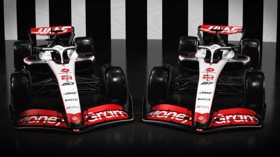 haas f1 team livery 2023