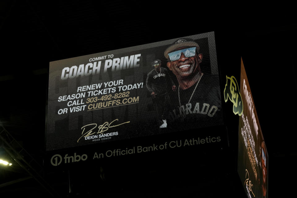 Colorado football has already sold out its entire inventory of season tickets for 2023 thanks to the hire of Deion Sanders. (Ron Chenoy-USA TODAY Sports)