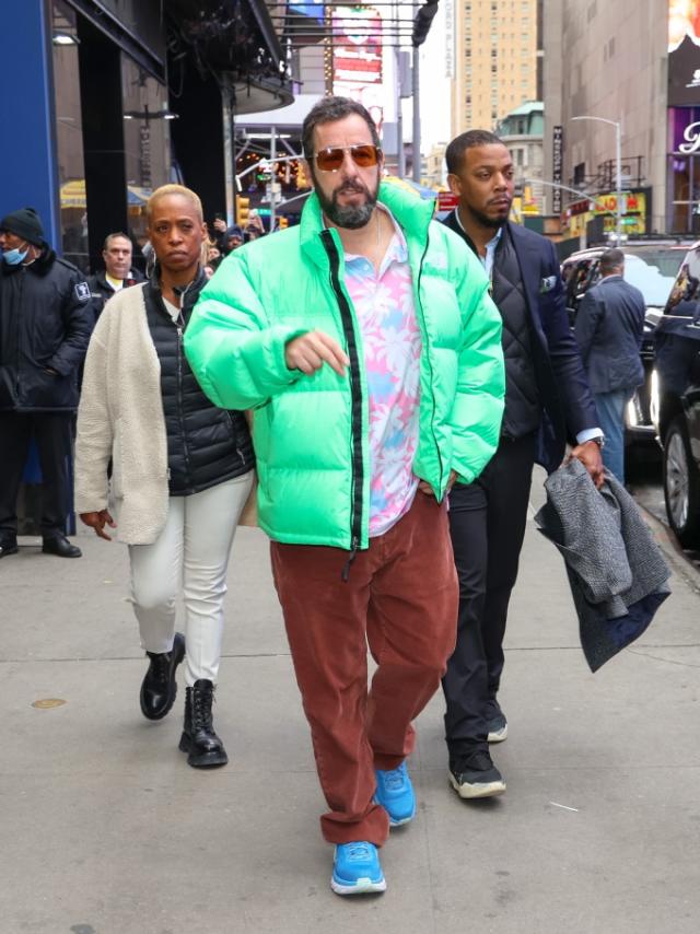 Here's an outfit idea if your inspo is Adam Sandler from Happy