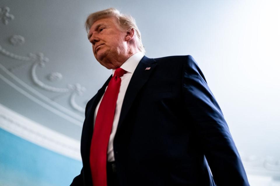 Donald Trump has still not accepted the results of the 2020 election. (Getty Images)