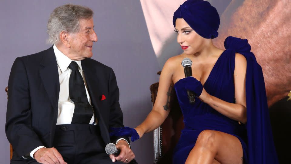 Tony Bennett was so blown away by a Lady Gaga performance in 2011 that he proposed they record an album together. - Mark Renders/Getty Images