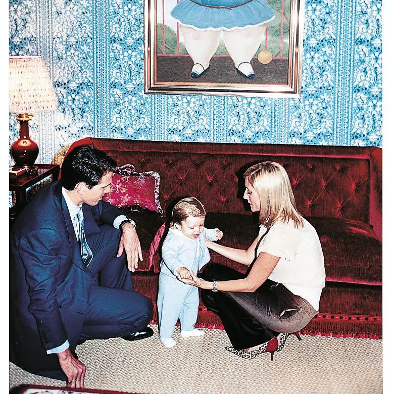 Prince Pavlos and Princess Marie-Chantal with their son Achileas - Getty images