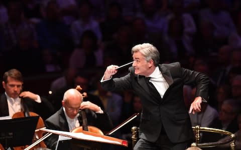Edward Gardner conducts the BBC Symphony Orchestra at the First Night of the BBC Proms 2017 - Credit: Chris Christodoulou