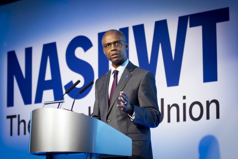 NASUWT general secretary Patrick Roach (Simon Boothe/NASUWT) (PA Media)