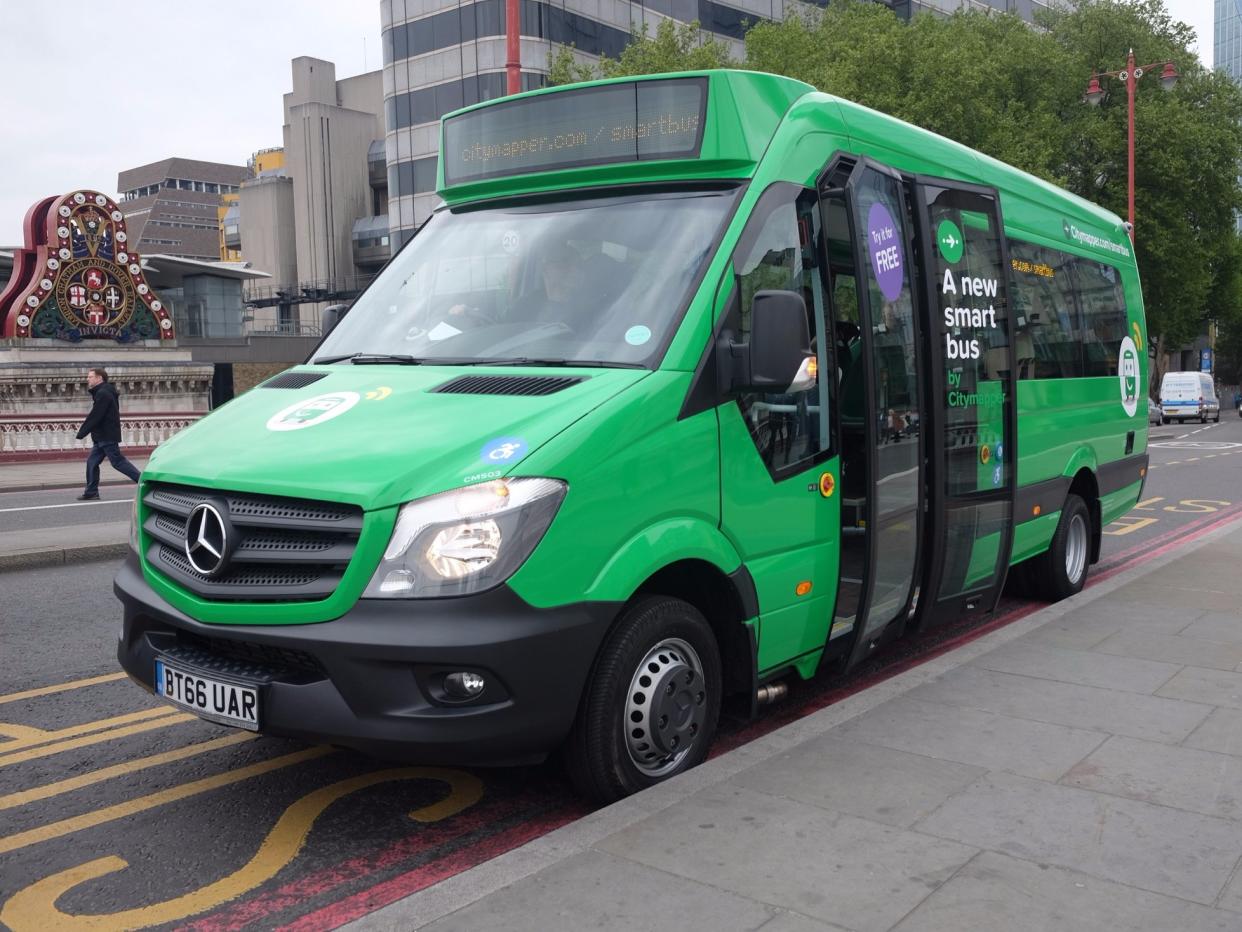 citymapper green bus