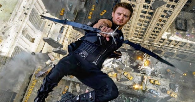 Jeremy Renner as Hawkeye in "Avengers"<p>Marvel Studios/Disney</p>