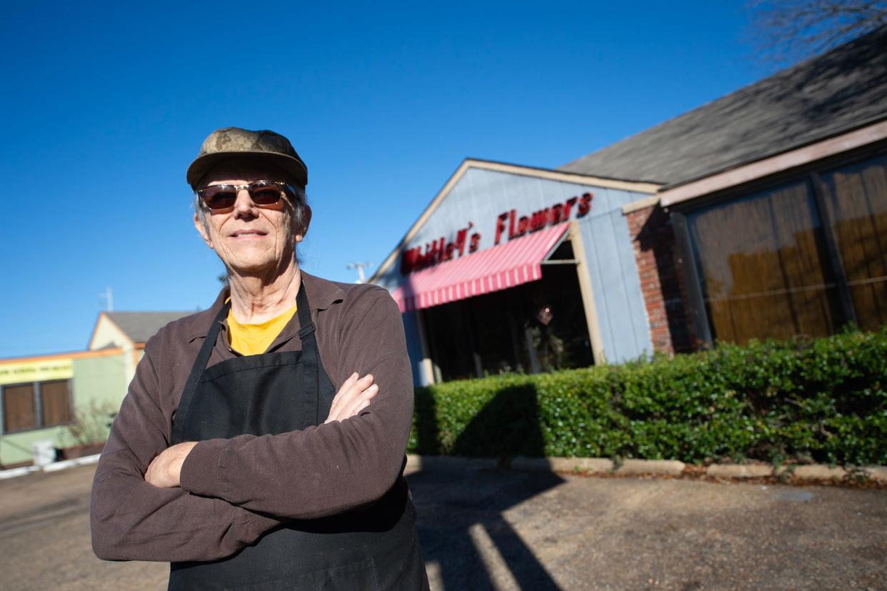 Robert Whitley of Whitley's Florist & Flower Delivery on Lakeland Drive in Jackson seen Tuesday, Feb. 13, 2024, has decided that it's time to sell the business and retire. This year will be his last Valentine's Day.