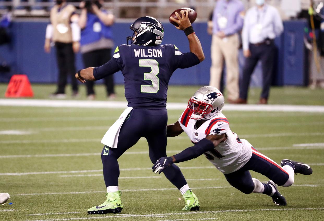 <p>Russell Wilson rechazó que busque salir de Seattle, pero dejó la puerta abierta a esta posibilidad</p> (Getty Images)