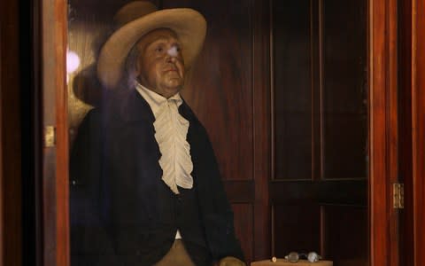 Jeremy Bentham on display at UCL - Credit: Andrew Crowley 