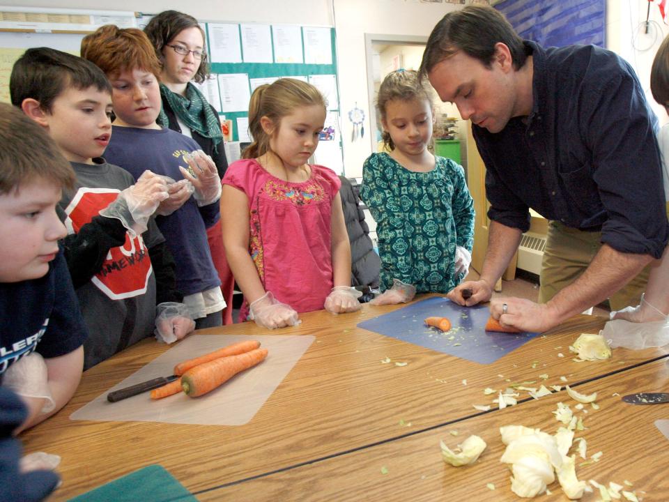 Students learn about nutrition in 2010