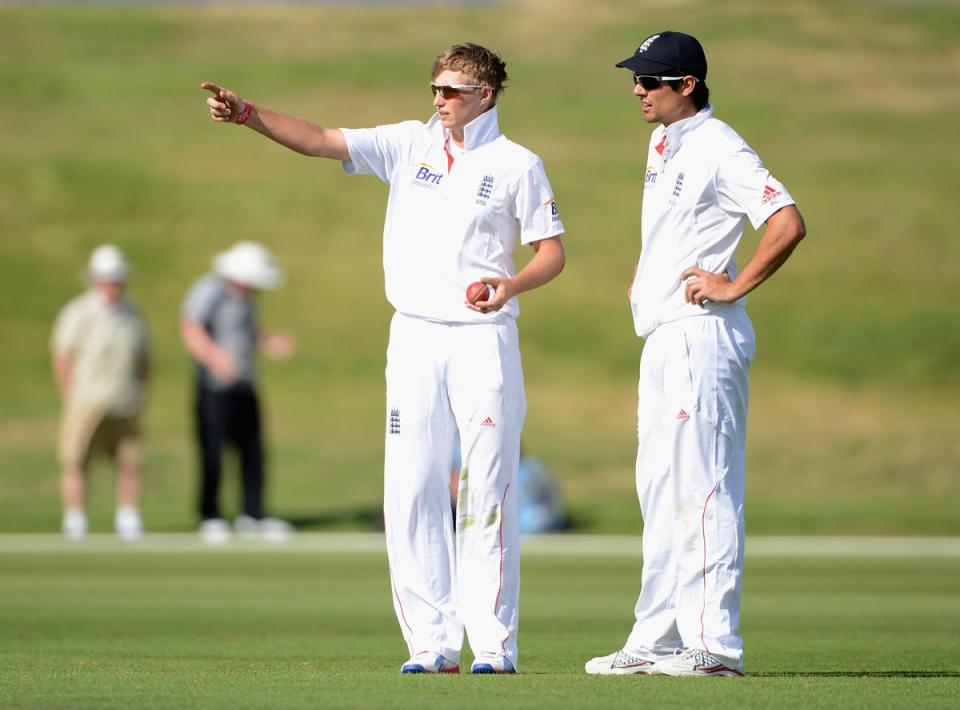 Alastair Cook gave Joe Root his Test debut back in 2012 (Getty Images)