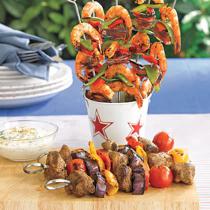 Lamb Kebabs with Yogurt Sauce