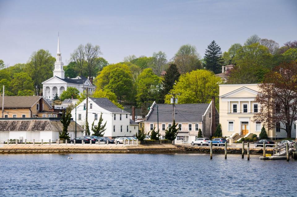 <p>Even its name is enchanting! Mystic, Connecticut, is one of those adorable New England towns you think only exists in picture books. As you stroll down the main road, you'll encounter idyllic summer scenes like ice cream shops, sailboats on the harbor, and a certain pizza shop made famous by one Julia Roberts. There are great dining options, beautiful waterfront views, and even a famous aquarium. </p>