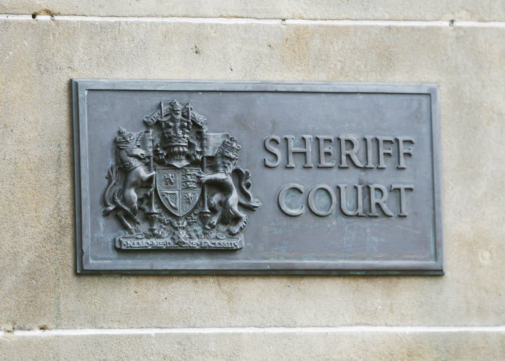 Hamilton Sheriff Court in Scotland (PA) (PA Archive)