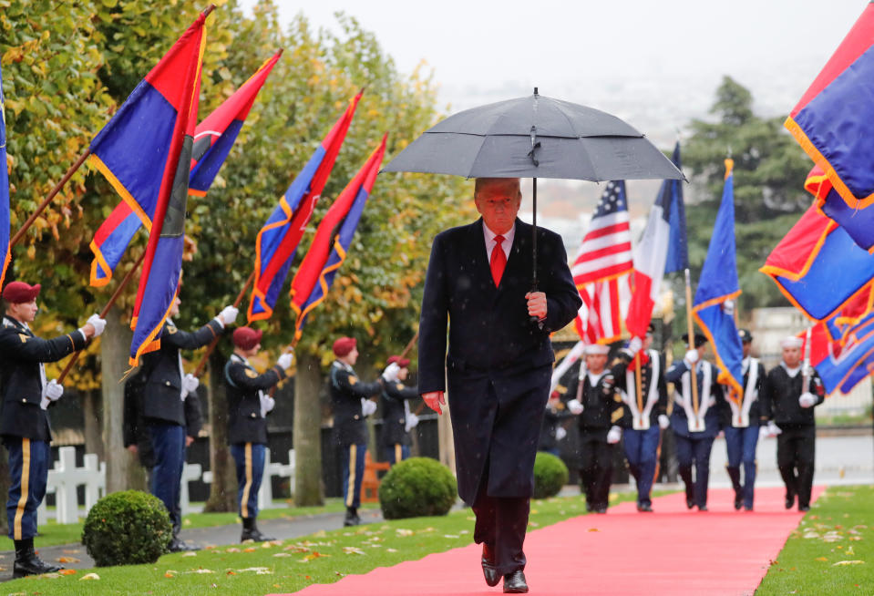 President Trump visits France for World War I Centennial