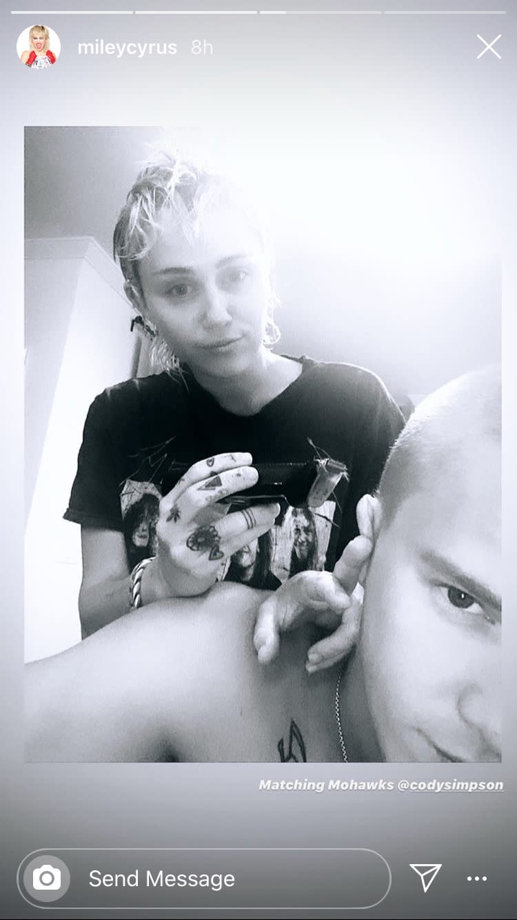 @MileyCyrus, Instagram