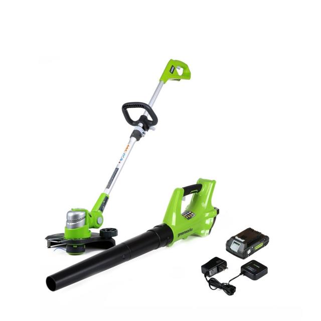 Cordless String Trimmer and Axial Blower Combo Kit