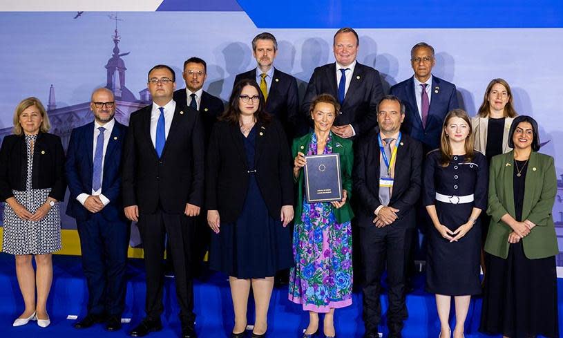 <span>The Council of Europe framework convention on artificial intelligence was signed at a conference in Vilnius. It aims to consolidate the patchwork of agreements on AI into a united, global framework.</span><span>Photograph: Council of Europe</span>