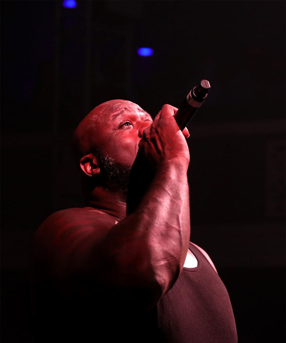 Shaquille O'Neal aka DJ Diesel performs onstage during Shaq’s Fun House presented by FTX at Shrine Auditorium and Expo Hall on February 11, 2022 in Los Angeles, California.