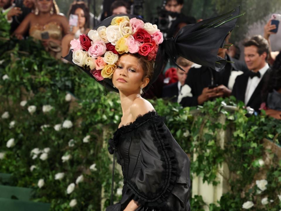 Zendaya attends The 2024 Met Gala Celebrating “Sleeping Beauties: Reawakening Fashion” at The Metropolitan Museum of Art on 6 May 2024 in New York City. (Getty Images)