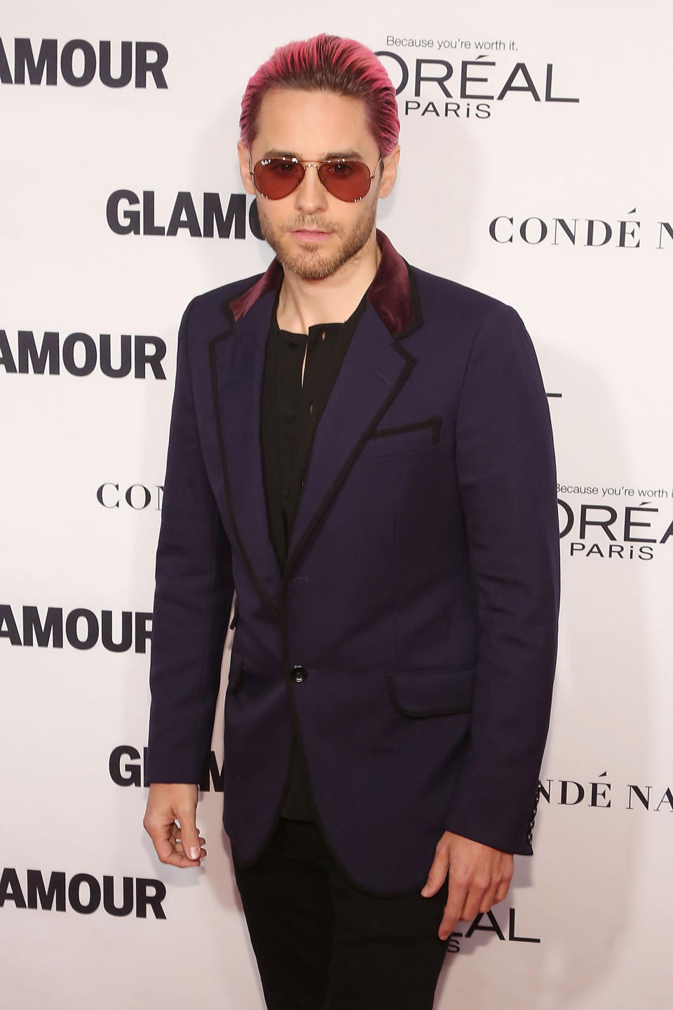 NEW YORK, NY - NOVEMBER 09:  Actor Jared Leto attends Glamour's 25th Anniversary Women Of The Year Awards at Carnegie Hall on November 9, 2015 in New York City.  (Photo by Taylor Hill/Getty Images)