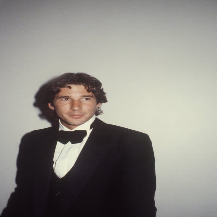 Richard Gere wearing a tux; circa 1970