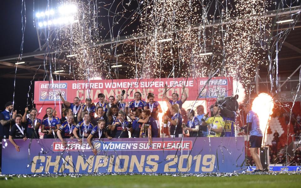 Leeds Rhinos celebrate their Grand Final triumph - Getty Images Europe