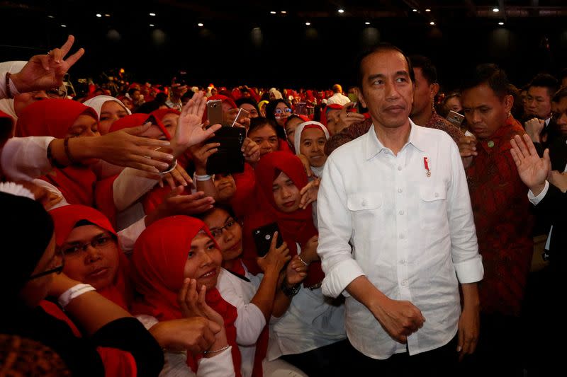 FILE PHOTO: Indonesian president brushes off talk of political dynasty