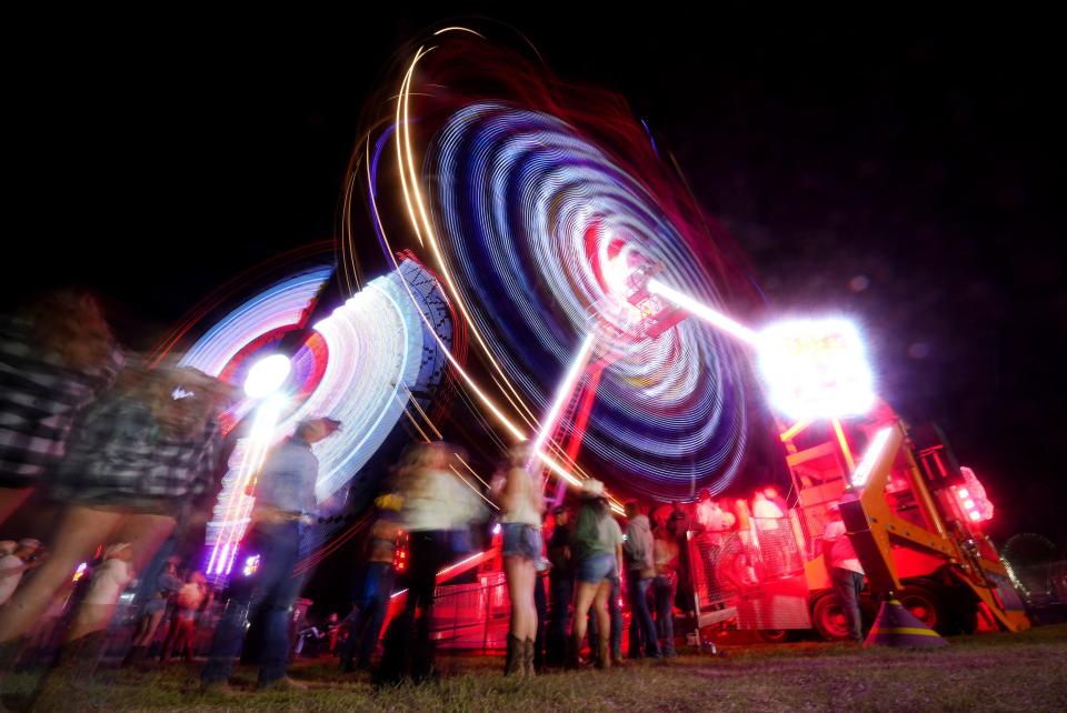 Carnival rides are popular at some Greater Cincinnati parish festivals.