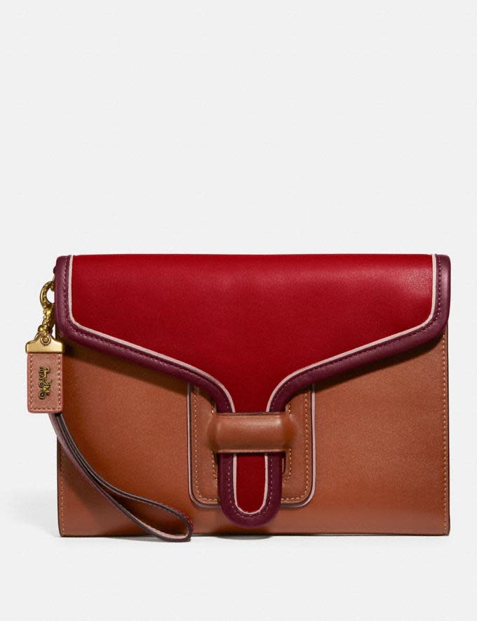 Courier Wristlet In Colorblock - Coach, $117 (originally $275)