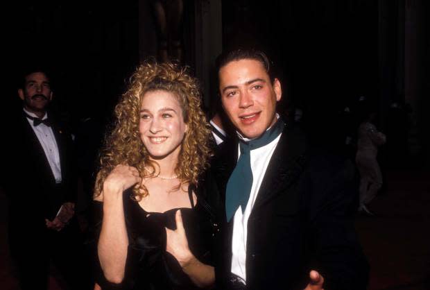 <p>IMAGO / ZUMA Wire</p><p>Actors SJP and RDJ met and began dating when they were both 18 years old on the set of 1984’s <em>Firstborn</em>. <a href="https://www.instyle.com/news/tbt-sarah-jessica-parker-robert-downey-jr-relationship#:%7e:text=Parker%20and%20Downey%20met%20on,weeks%20after%20they%20began%20dating." rel="nofollow noopener" target="_blank" data-ylk="slk:According to People;elm:context_link;itc:0;sec:content-canvas" class="link ">According to <em>People</em></a>, they moved in together eight weeks later, a speedy timeline that can only look normal in Hollywood. In 1991, the couple separated, mainly due to Downey’s substance abuse.</p><p>In 2008, Robert told <a href="https://parade.com/celebrities/robert-downey-jr-wife-susan-downey" rel="nofollow noopener" target="_blank" data-ylk="slk:Parade;elm:context_link;itc:0;sec:content-canvas" class="link "><em>Parade</em></a>, “I liked to drink, and I had a drug problem, and that didn’t jibe with Sarah Jessica, because it is the furthest thing from what she is. She provided me a home and understanding. She tried to help me. She was so miffed when I didn’t get my act together.”</p>