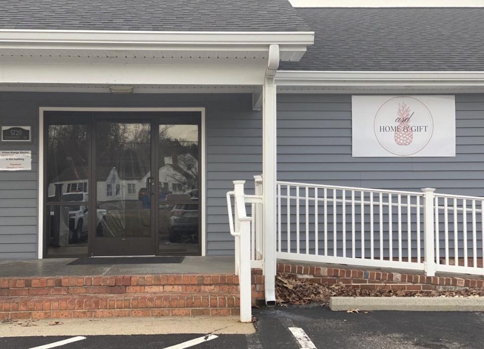 ASD Home and Gift's storefront in Prince George, Va.