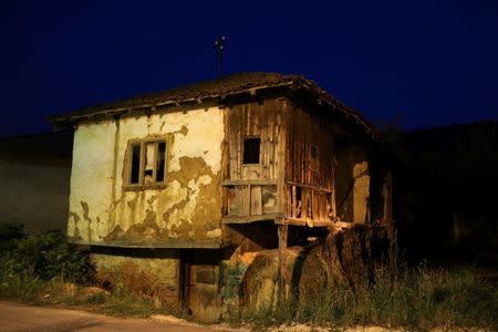An abandoned house stands in the village of Gornja Kamenoca, near the south-eastern town of Knjazevac, Serbia, August 15, 2016. REUTERS/Marko Djurica