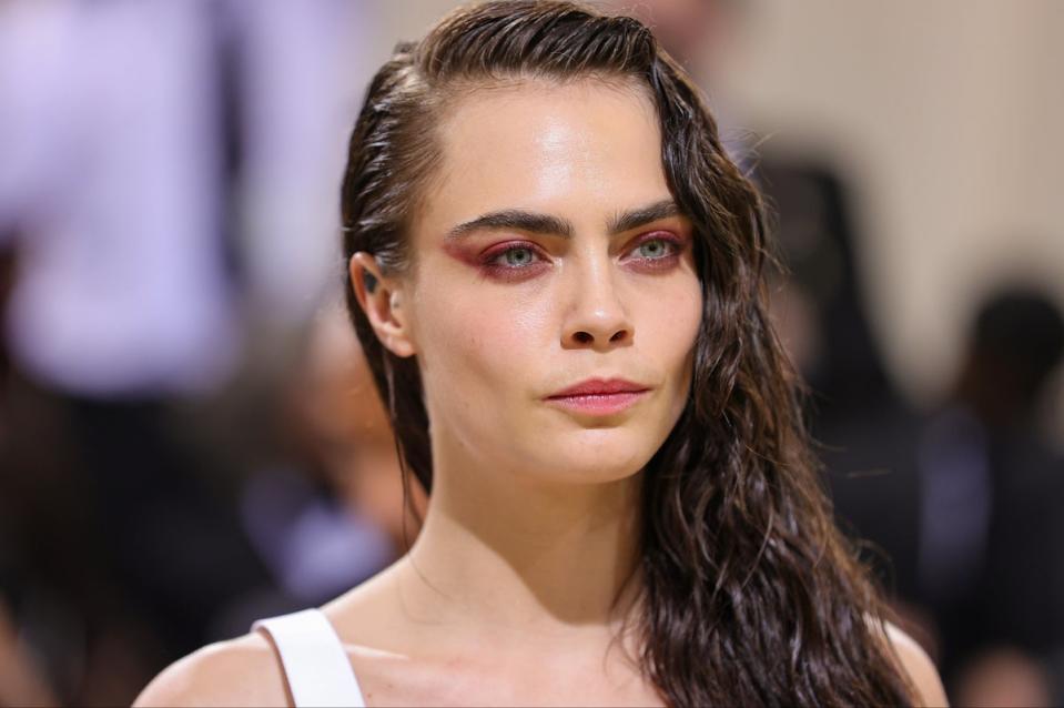 Cara Delevigne at the Met Gala in 2021 (Getty Images)