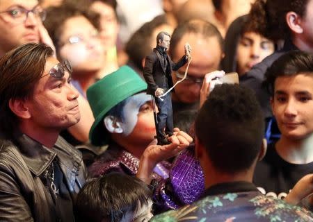 People take part in Comic Con expo in Jeddah, Saudi Arabia February 18, 2017. REUTERS/Ali al-Qarni