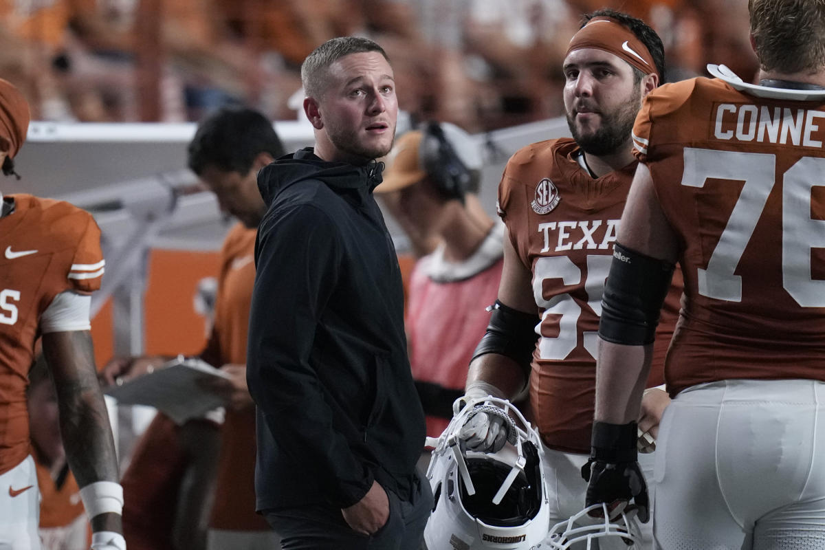 Texas QB Quinn Ewers ‘questionable’ for game vs. Louisiana-Monroe, says coach Steve Sarkisian