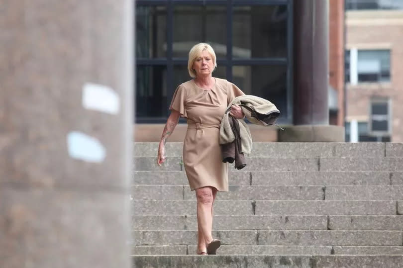 April Wilson pictured at Newcastle Crown Court