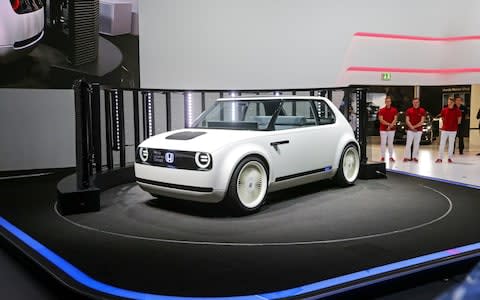 Frankfurt Honda Urban EV - Credit: EPA/ARMANDO BABANI 