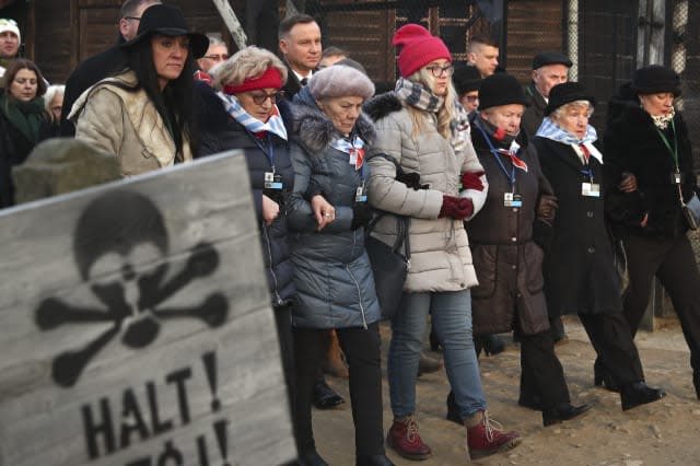 Auschwitz survivors warn of rising anti-Semitism 75 years on