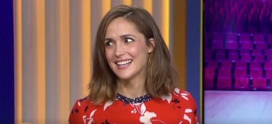 Things got awkward for Rose Byrne during a Today Show interview on Thursday. Source: Channel Nine