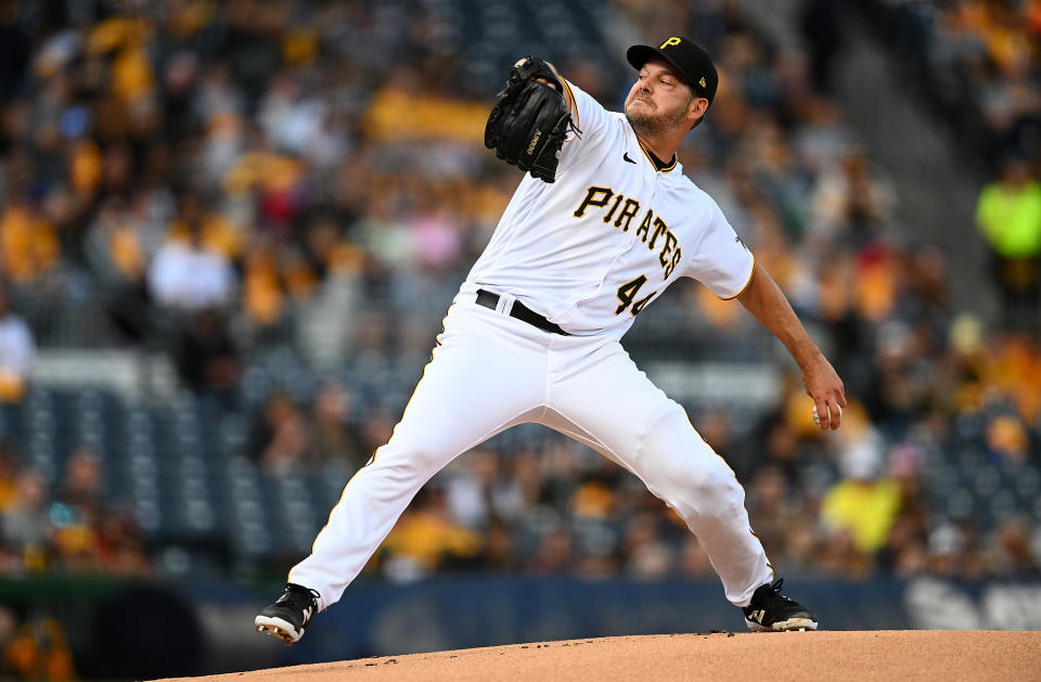 Rich Hill。（Photo by Joe Sargent/Getty Images）