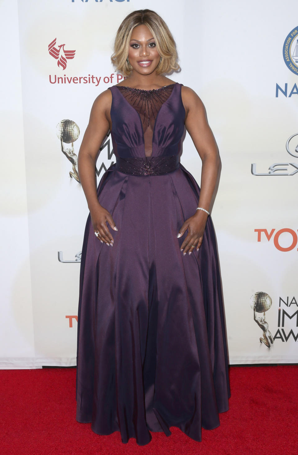 Laverne Cox at the 46th Annual NAACP Image Awards